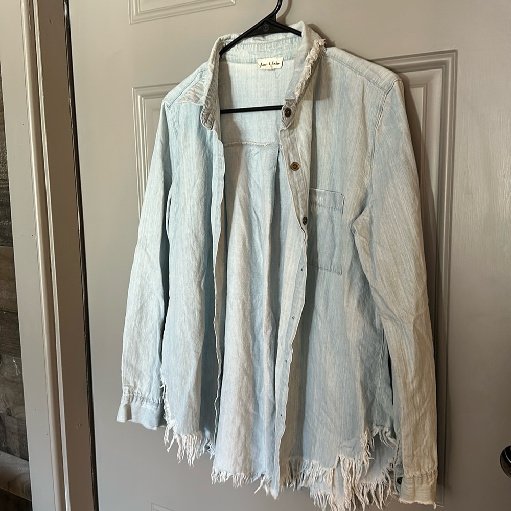 Light Denim Button Up